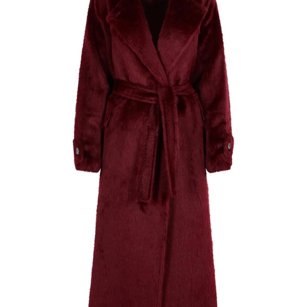 ✨ Max Mara Alpaca Wool Long Belted Coat | Made in Italy | US 8